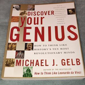 Book Discover Your Genius Michael J Gelb Bestseller self help einstein da vinci